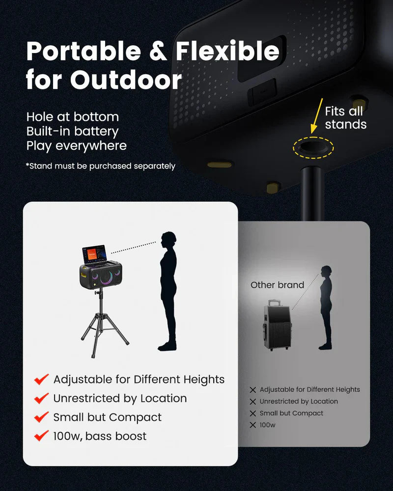 IKARAO Break X1 - Smart Multimedia Speaker with Karaoke