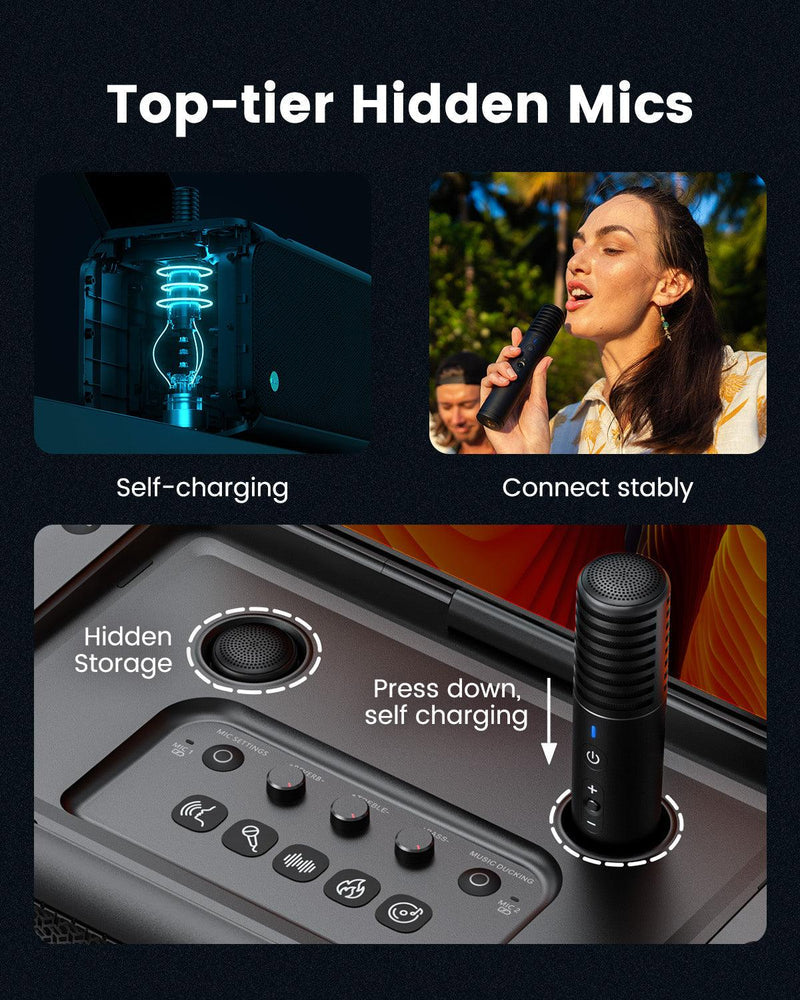 IKARAO Break X1 - Smart Multimedia Speaker with Karaoke