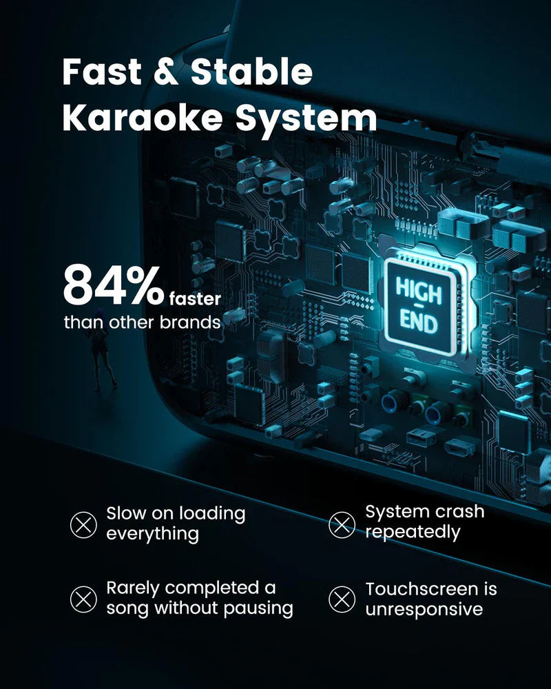 IKARAO Break X1 - Smart Multimedia Speaker with Karaoke
