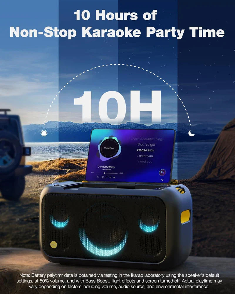 IKARAO Break X1 - Smart Multimedia Speaker with Karaoke