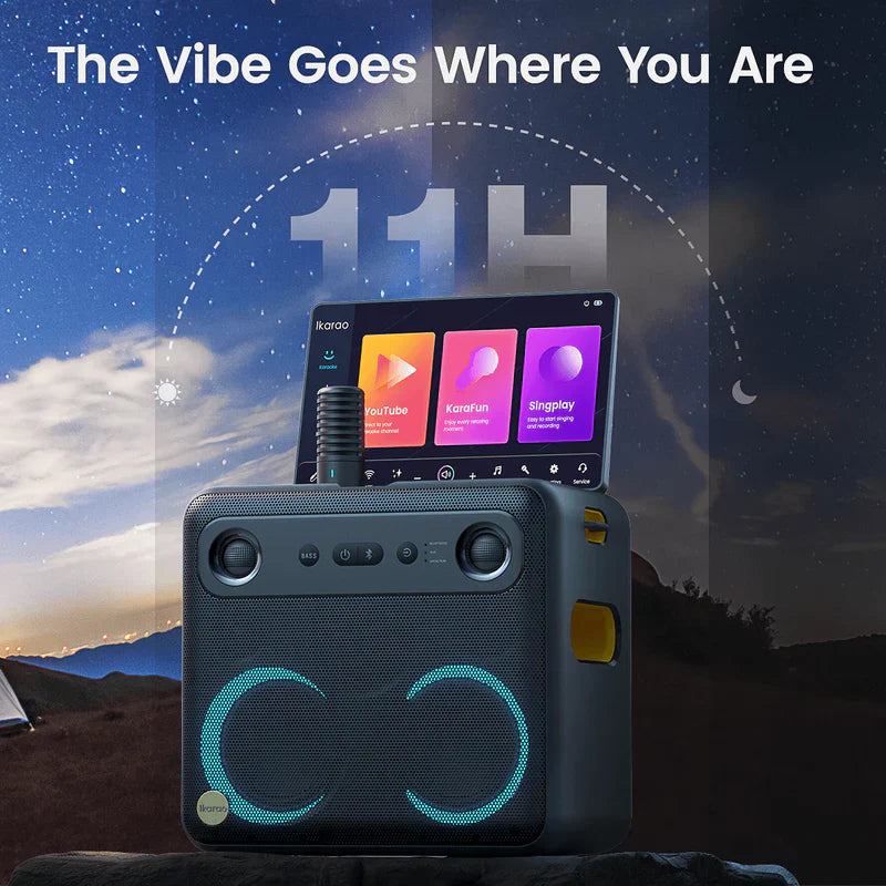 IKARAO Break X2 - Smart Multimedia Speaker with Karaoke