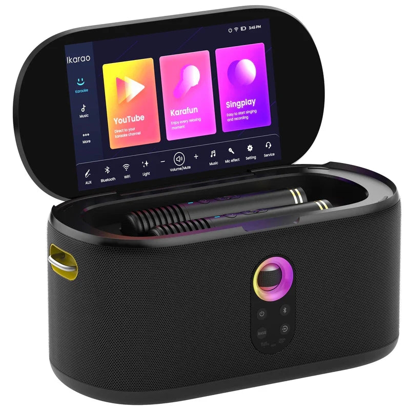 IKARAO Shell S1 - Smart Multimedia Speaker with Karaoke